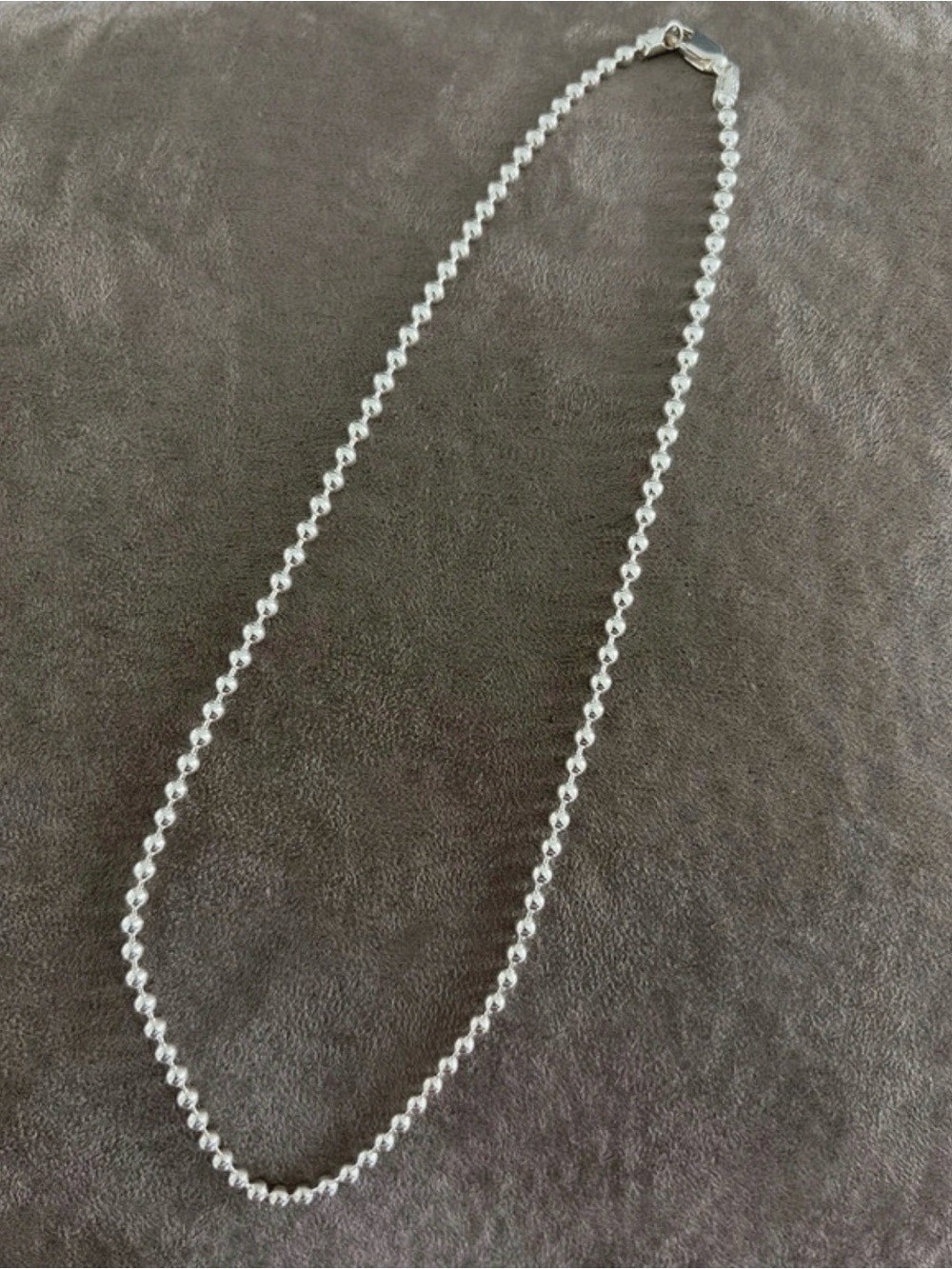 Milor sterling silver Ball Chain Necklace - Picture 6 of 6